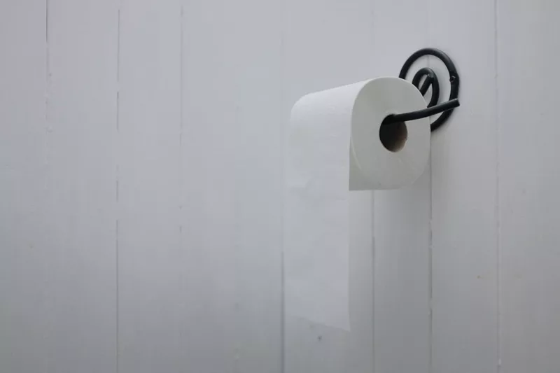 Klopapier gehört in die Toilette