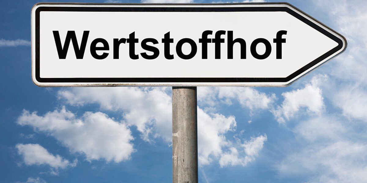 Altgeräte entsorgen auf dem Wertstoffhof