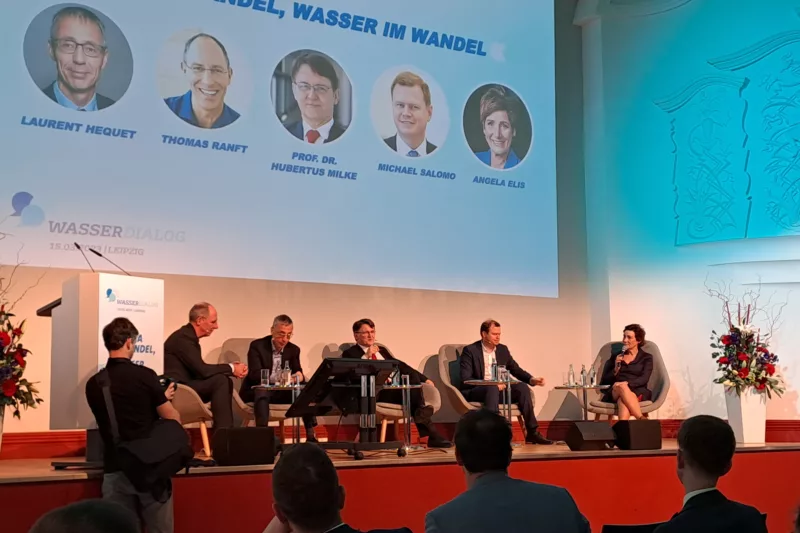 WasserDialog: Wasserversorgung in Zukunft sichern 1 WasserDialog in Leipzig: Vortragende diskutieren über Wasserversorgung der Zukunft